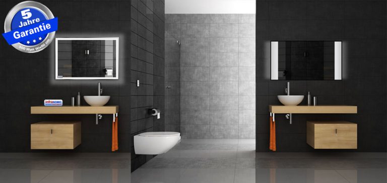 infrarot-spiegelheizungen-mit-led-licht - Infrarot Heizelemente